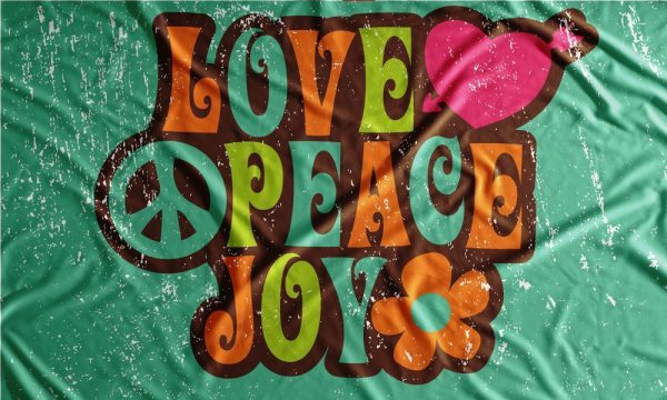 Love Peace Joy Flag