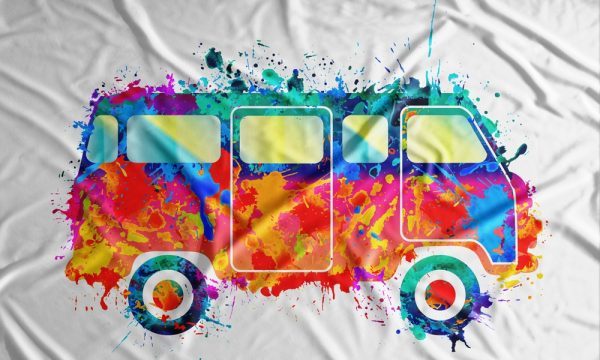Watercolour Camper Van