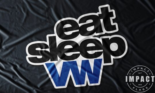 Eat Sleep VeeDub Flag Dark