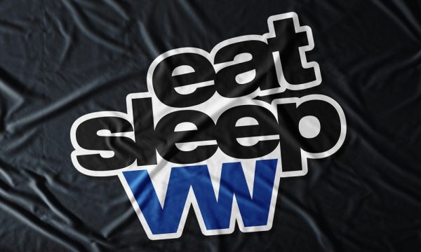 Eat Sleep VeeDub Flag Dark