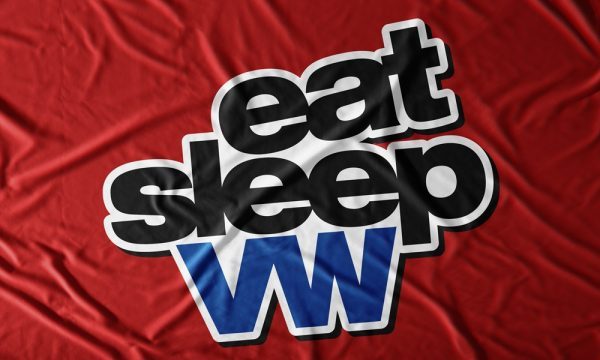 Eat Sleep VeeDub Flag Red
