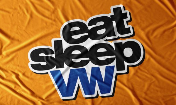 Eat Sleep VeeDub Flag Yellow