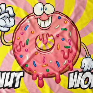 donut worry flag