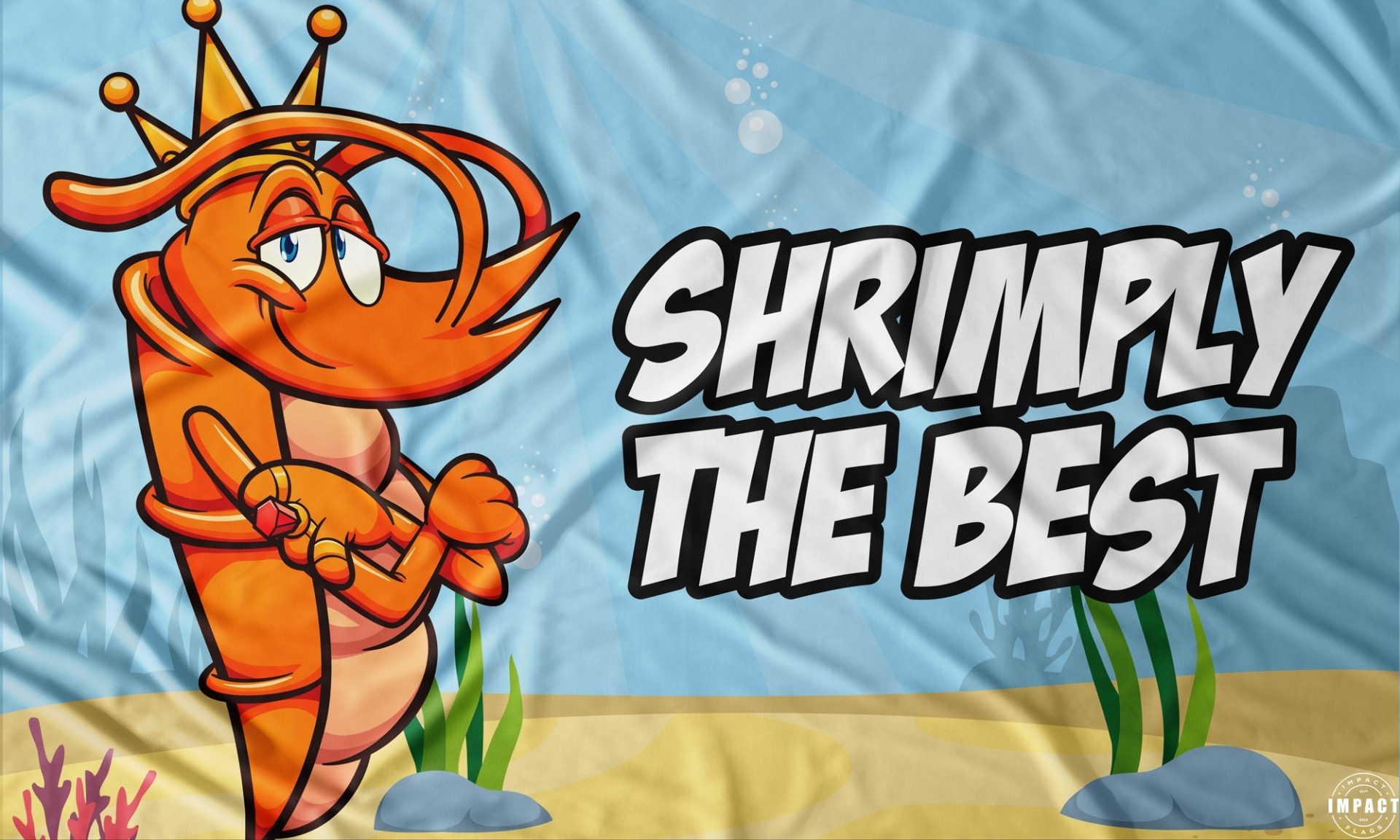 shrimply-the-best-funny-flag