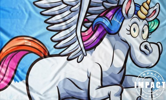 Pegasus Unicorn Flag