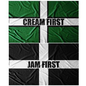 cream or jam flags