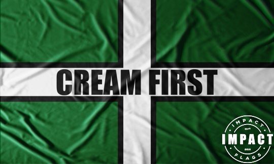 Devon Cream First Flag