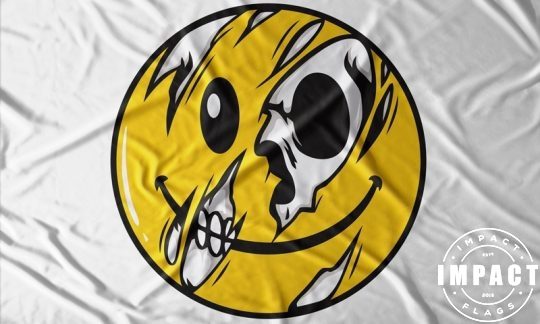 Smiley or Skull Flag?