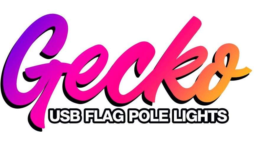 USB Flagpole Light kit - Gecko