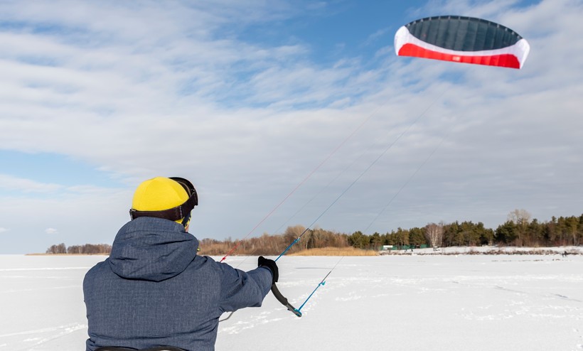 Kiting flag seller impact flags